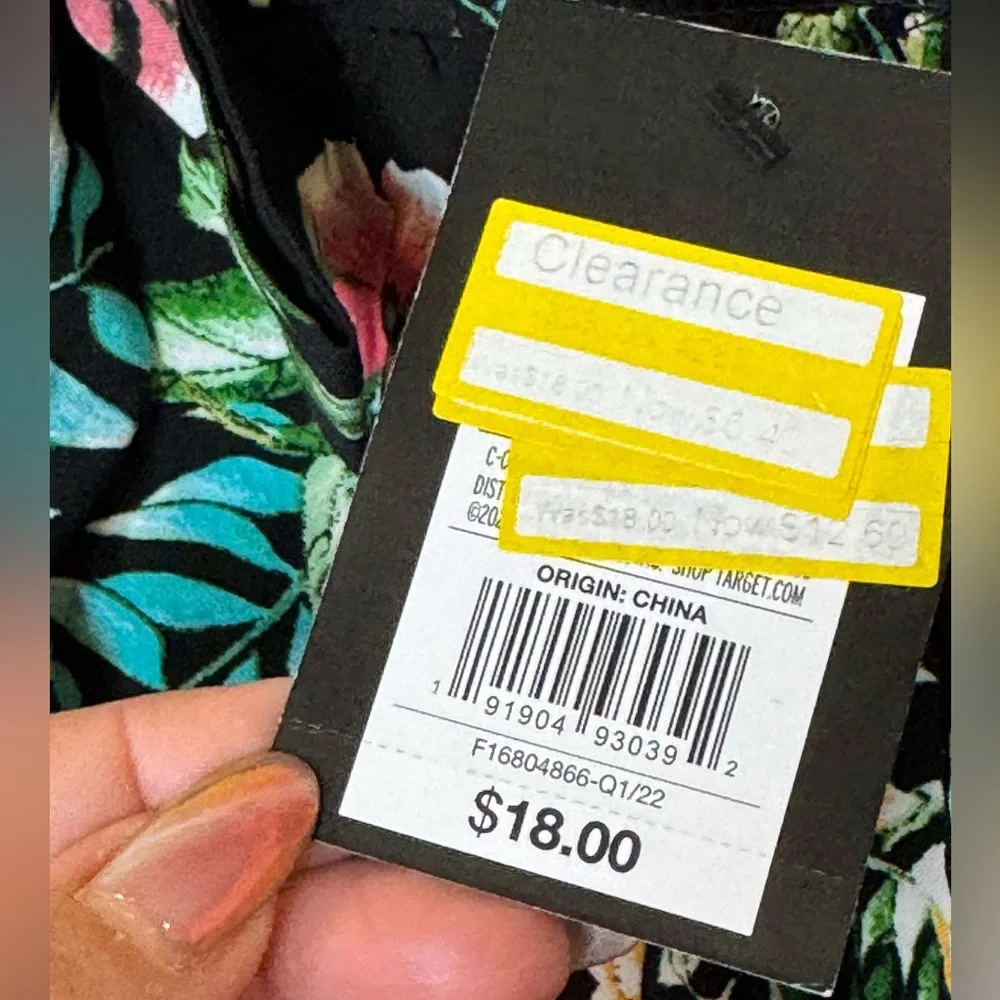 Art Class Vibrant Floral Wide-Leg Pants sz 6/6x NWT